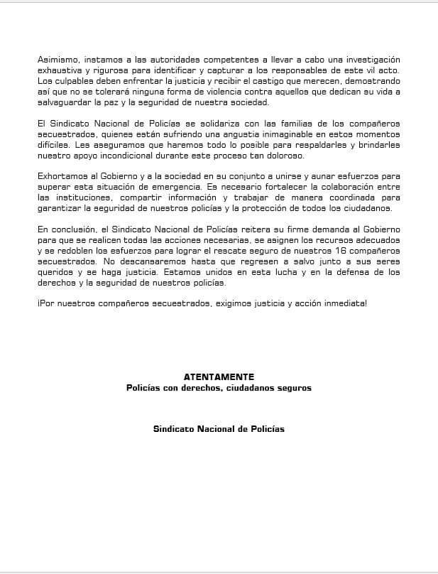 Va nuestro posicionamiento en relación a los 16 compañeros levantados por un grupo delictivo en Chiapas 

<a href="/lopezobrador_/">Andrés Manuel</a> <a href="/RutilioEscandon/">Rutilio Escandón</a>