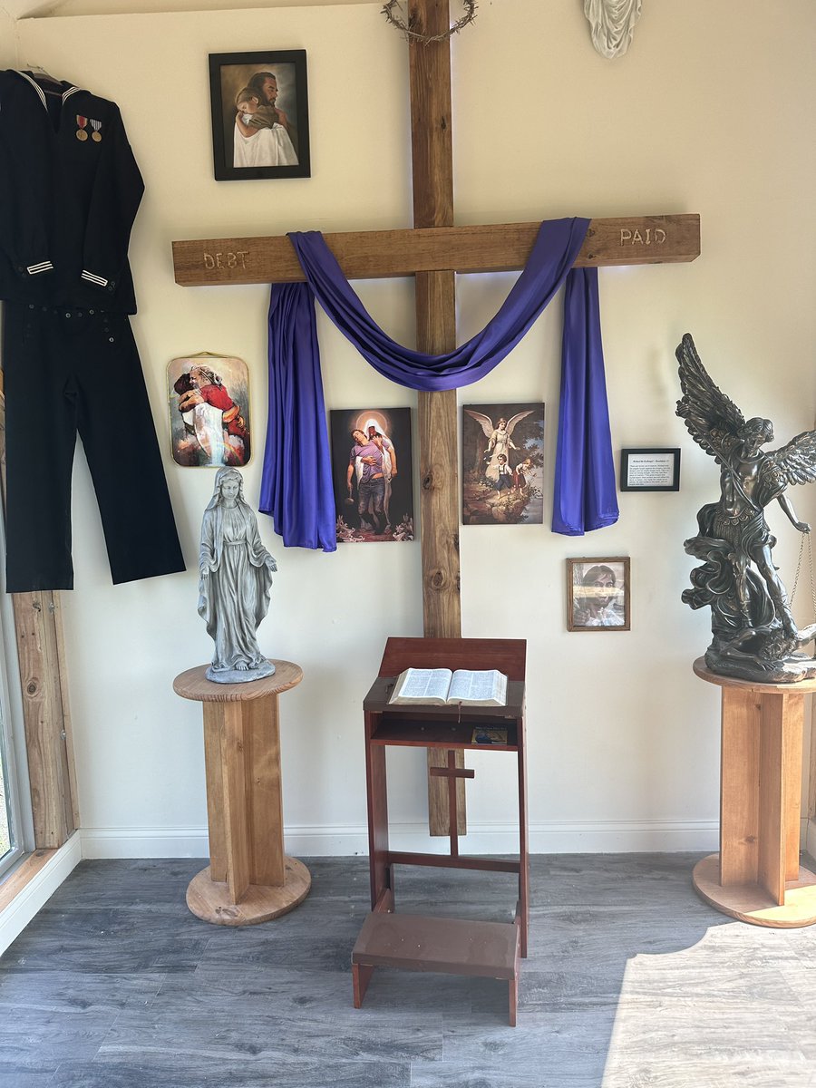 sbperimeter's tweet photo. Day 88: Barnesville,MN to Alexandria,MN - 82 miles. Great day today.  Spent more than half the day on the Central Lakes Bike Trail (45+ miles). Purple Heart Chapel on the bike trail as a tribute to two family members lost in WWII, free chilled water for bikers very cool. https://t.co/HtvgsaXiXB