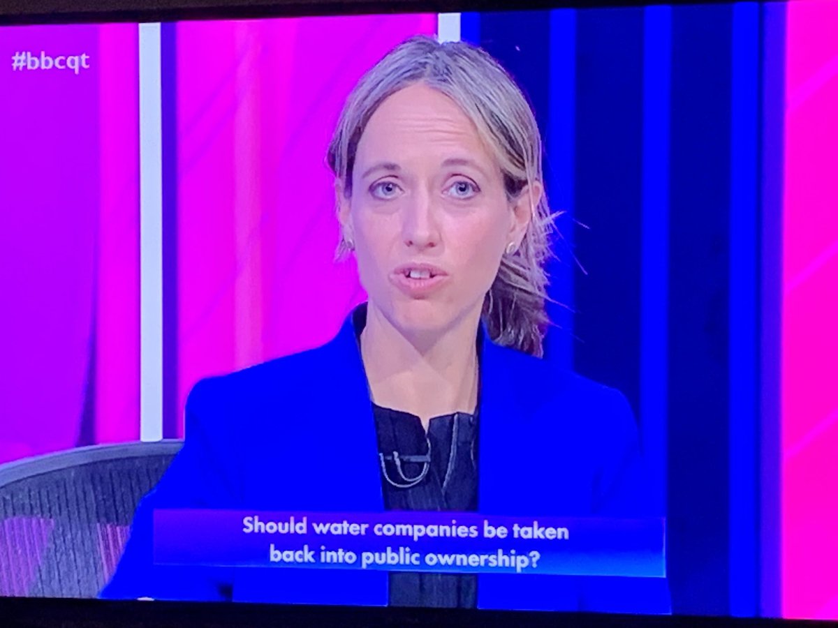 Why can’t Government ministers answer a straight question? 

#HelenWhately floundering around the subject when asked if #OFWAT are doing a good job and in the end declines to answer 

This is what gives politics a bad name. Just answer the question!

#bbcqt #BBCQuestionTime