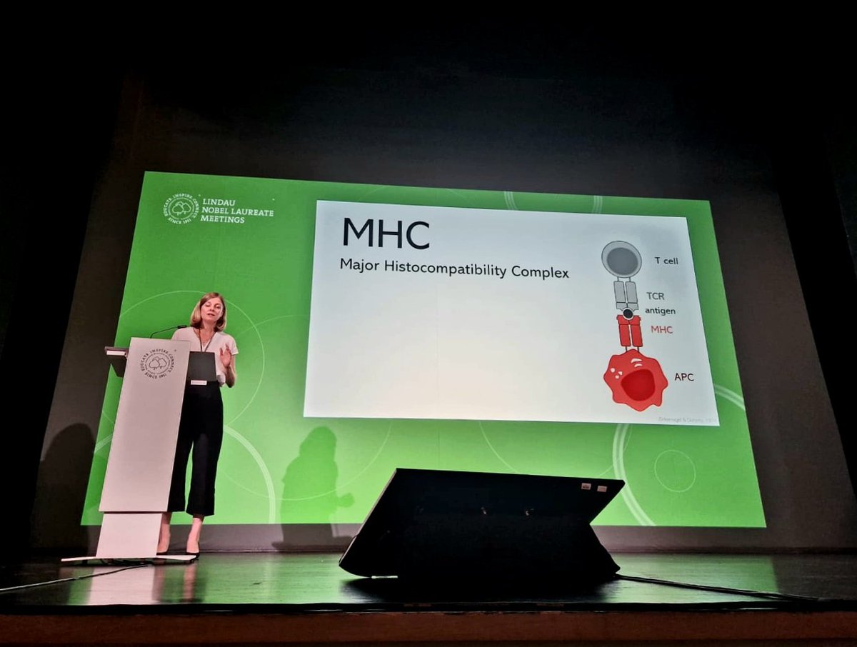 MagdaMigalska's tweet photo. Throwback from Monday, 26th - I look back at how honored, excited and stressed I was to give a talk on "How an Evolutionary Perspective Can Expose Gaps in Our Immunological Knowledge" to the #LINO23 audience at a NexGen Science session. https://t.co/NYJO9VNBEt