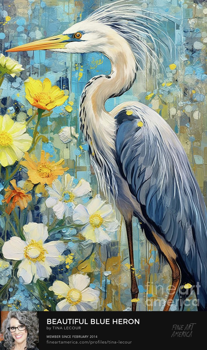 Beautiful Blue Heron..Can Be Purchased Here..tina-lecour.pixels.com/featured/beaut…

#bird #heron #birds #wallart #homedecor #interiordecor #interiordesigner #interiordesign #buyintoart #ayearforart #gifts #giftideas #water #ocean