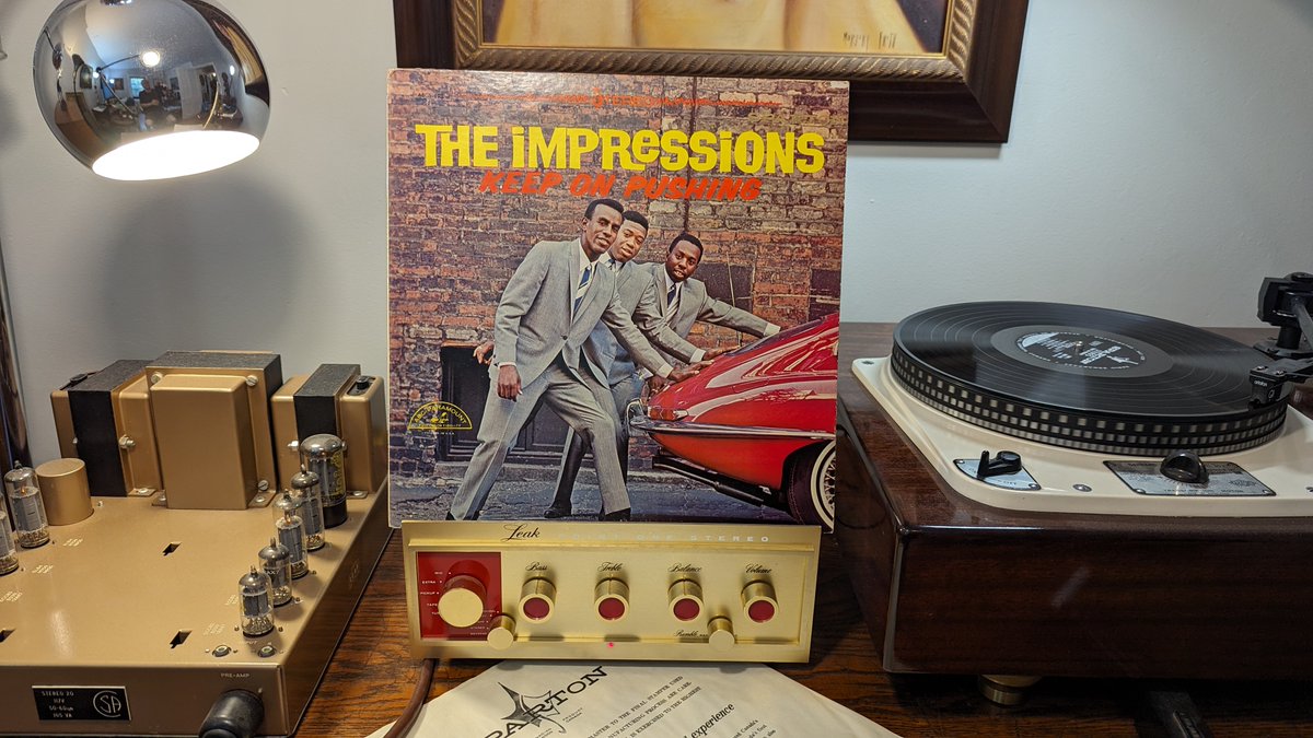 The Impressions – Keep On Pushing 1964 Sparton Records
#vinyl #nowspinning 
wow super cool cover and music - very nice - great pressing 😎🎵