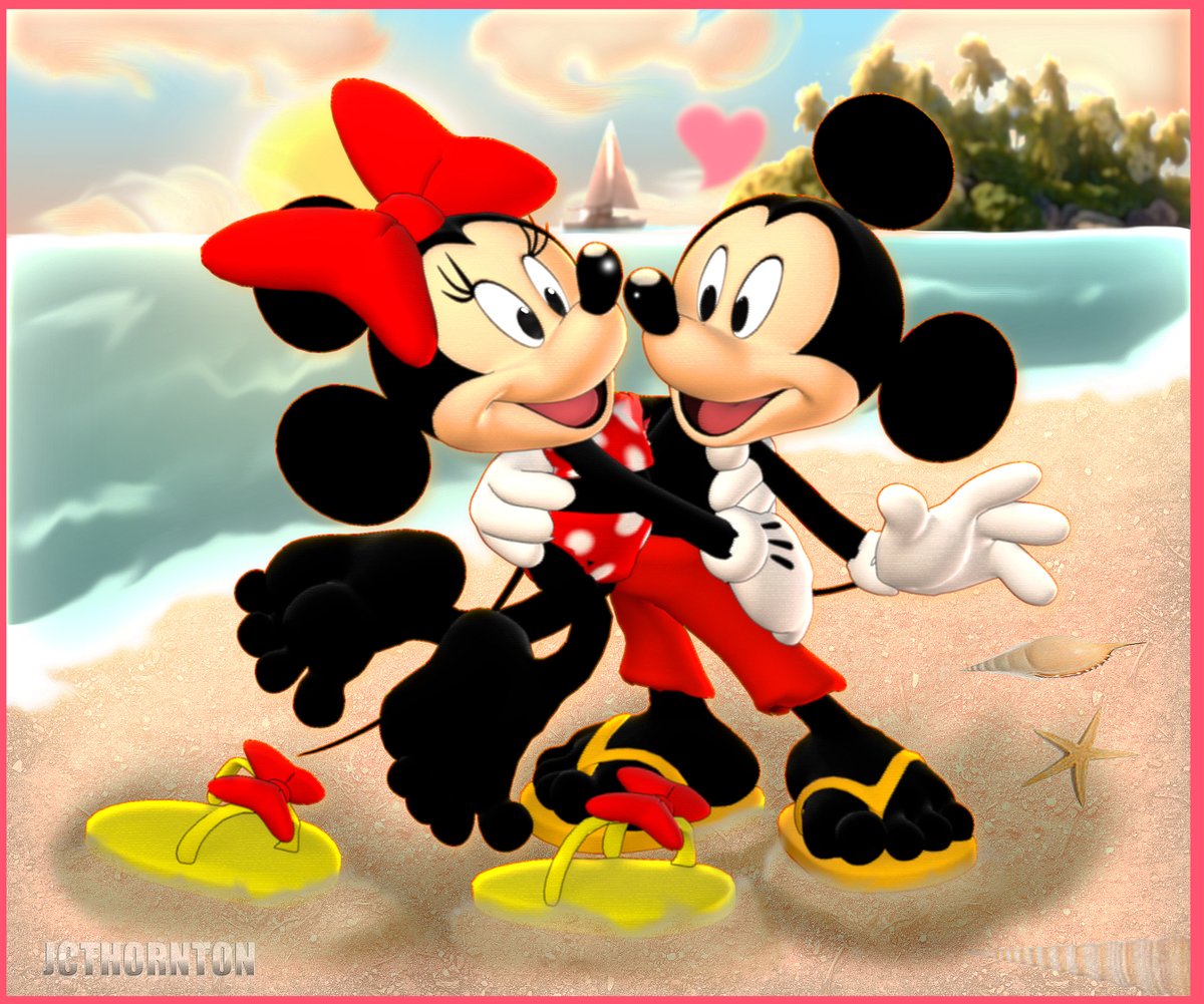 Felt like doing some Mickey and Minnie Mouse artwork. Here's them