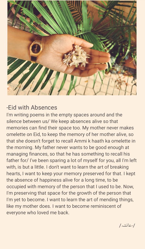 My heart had to say something, and this time, I must not hush it down.