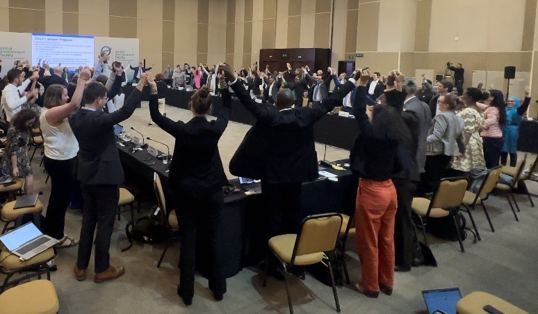 In a celebratory environment, #GEFcouncil64 approves the establishment of the Global Biodiversity Framework Fund, including its programming directions; the decision will be ratified and the Fund will be launched during the GEF Assembly that will take place in August 2023.