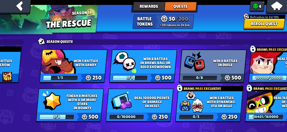 ThatBadRandom's tweet photo. @Dani_Supercell Wait what, how and why do I have a Duels quest when the gamemode isn't even available? https://t.co/NBfjmvZBRF