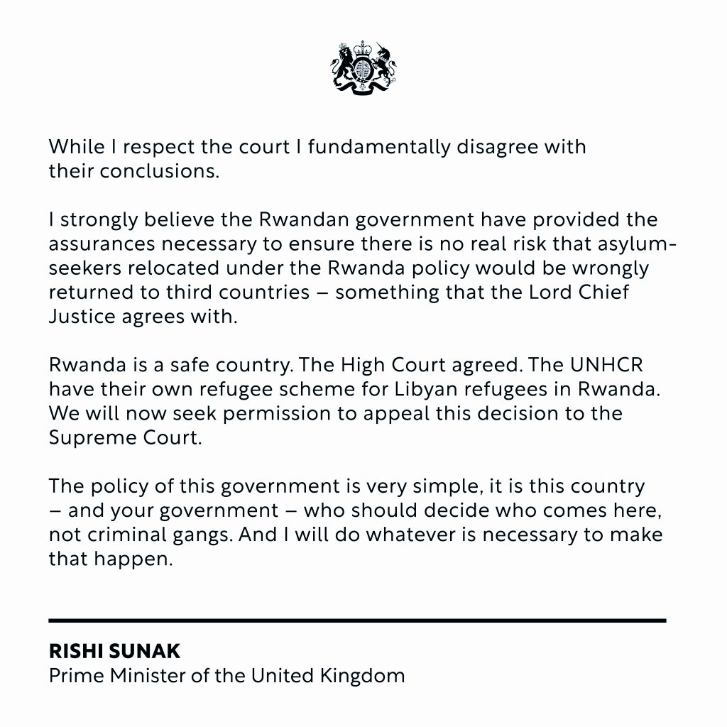 @RishiSunak 
With no respect for you or your cabinet, I fundamentally disagree with your delusions.

Your plan has backfired
You're fuelled by hate
You give Britain a BAD NAME 

Anyone else out there agree?

#FollowBackFriday
#GeneralElectionNow
#ToriesOut358
#bbcqt
#questiontime