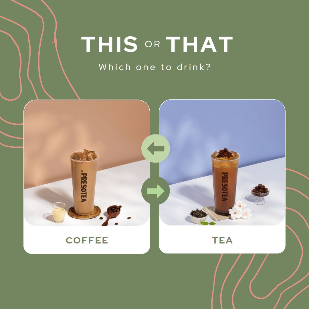 PresoteaCA's tweet photo. ☕ Can't decide?🍵 No worries! Presotea has the perfect sip for everyone.

Whether you crave the rich flavors of coffee or the soothing warmth of tea, we've got you covered.

Swing by today and treat yourself to the best of both worlds at Presotea. https://t.co/0Uv2kNvaNd