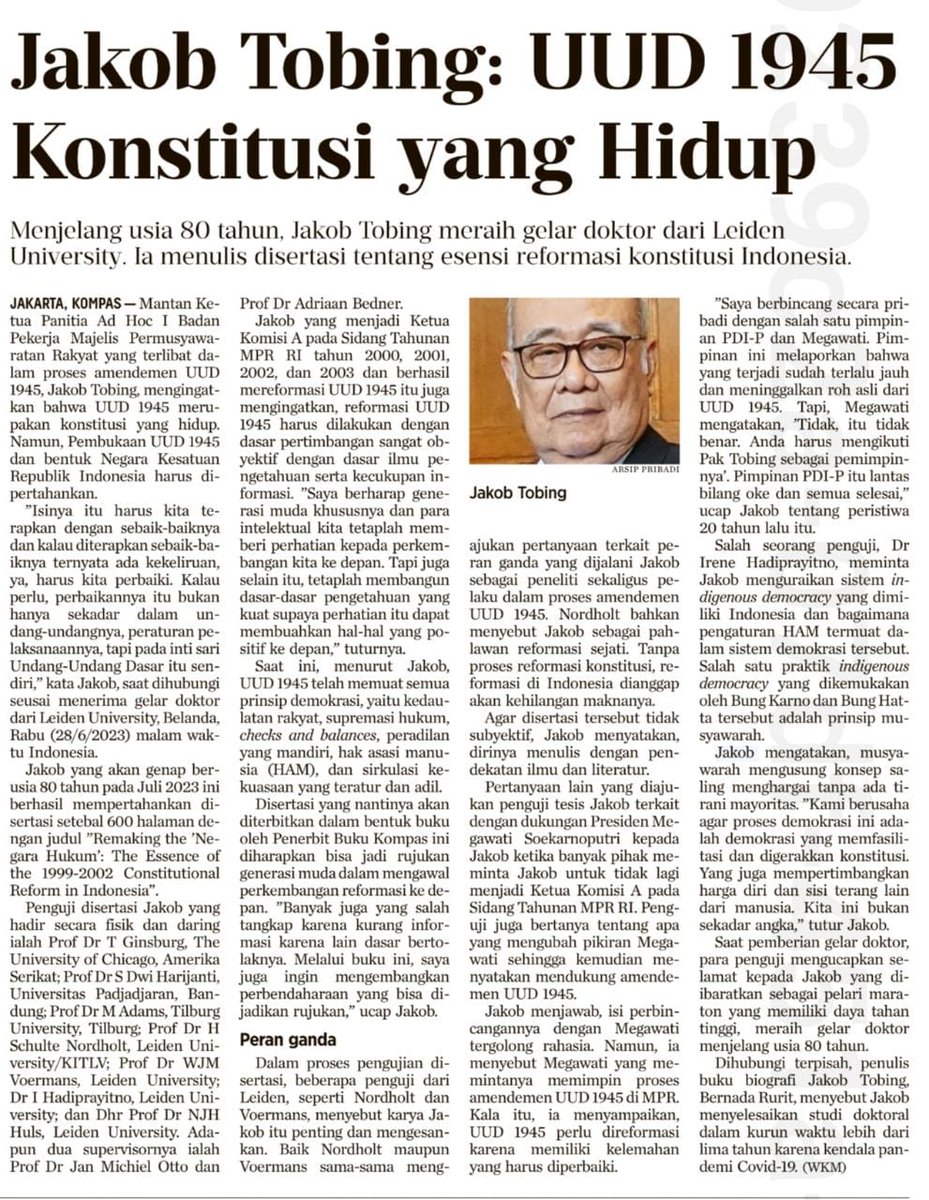 Denny Indrayana tweet media