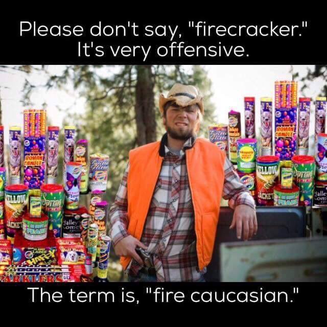 This is a public service announcement for the 4th of July. 👍