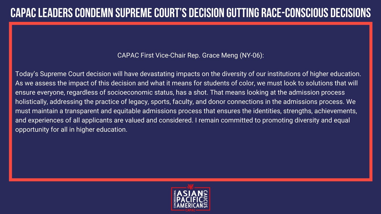 CAPAC on Twitter "With today's SCOTUS ruling that undermines the Court