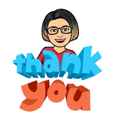 Thank you for a wonderful year. I will miss you all. Have a great summer and we'll see you in September!