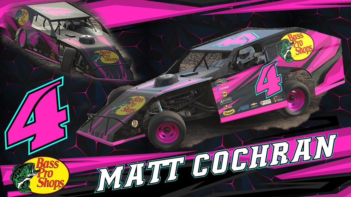 Tonight come check out <a href="/EFRL2023/">Extreme Forces Racing League</a> dirt series with the b-mods with mic streaming  as the #4basspro runs