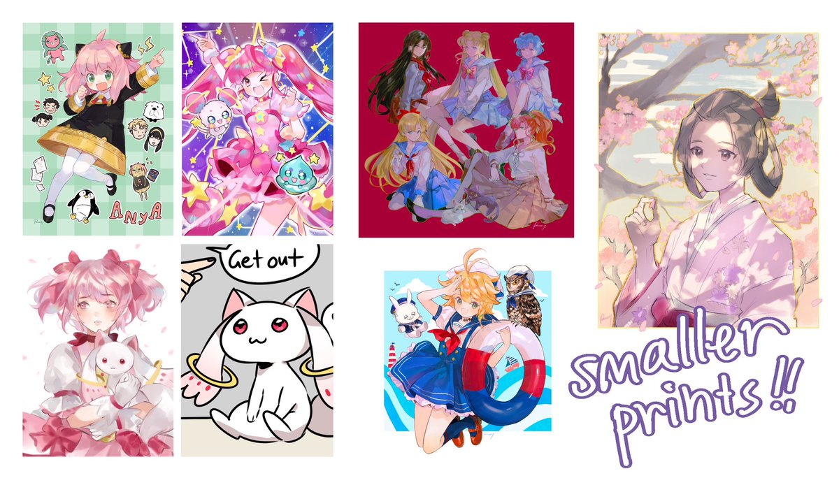smash catalogue but it's just the prints (and no prices i forgot im sorry) LOL i have other stuff too so if you wanna see everything why not visit? 👀 come kick my ass at D15 this weekend 🙇🏻‍♂️