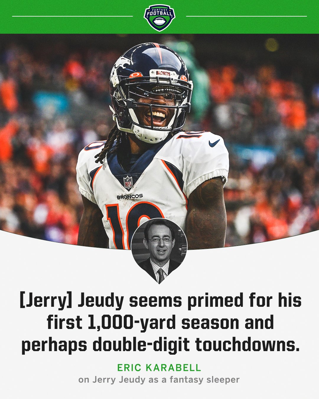 ESPN on X: Jerry Jeudy, the newest Denver Bronco 