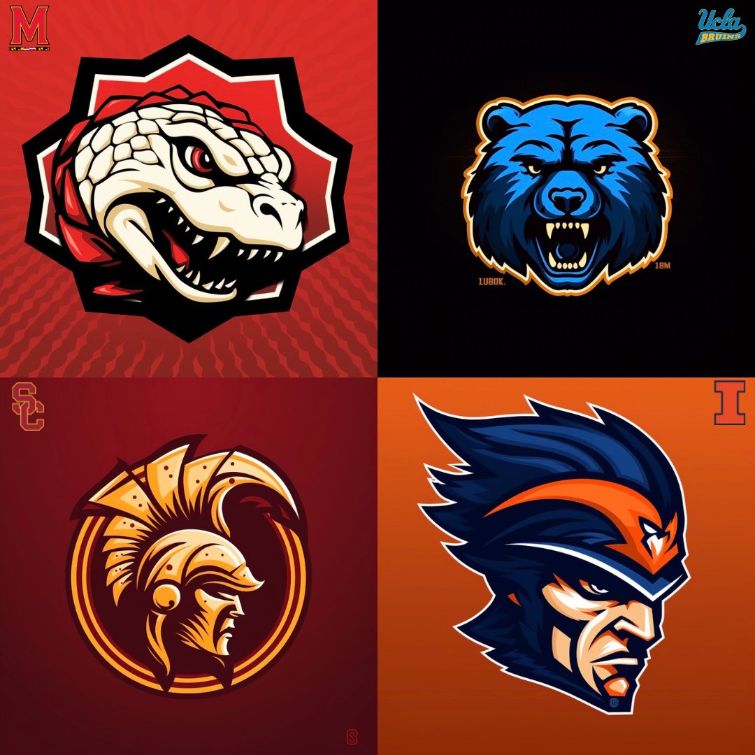 Redesigning each B1G logo using AI 🔥