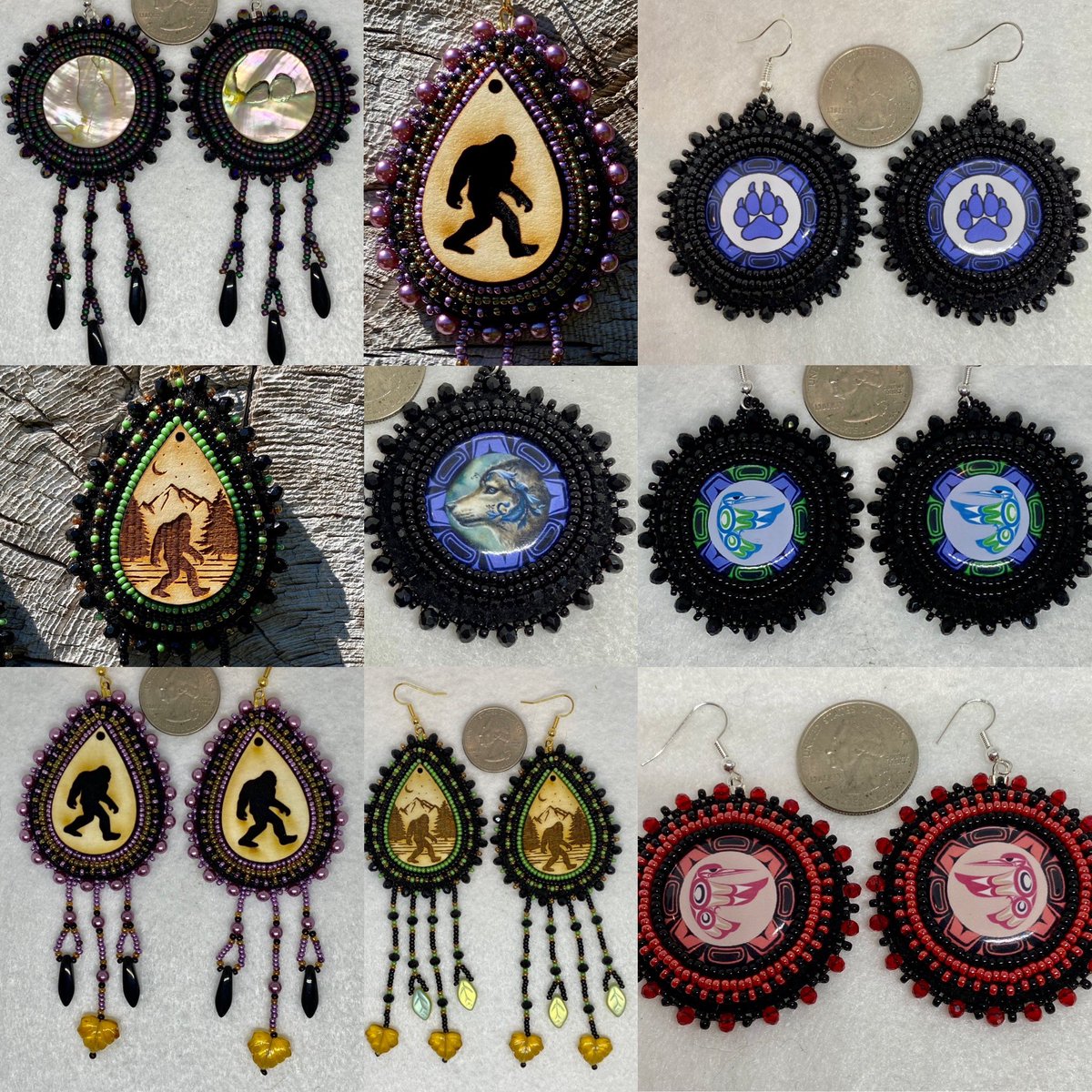 Sneaky peek! These will be available Saturday, 7/1/23, at noon AK time ⏰
Tell Auntie! 
@NDNbeadmarket @IndigenousBeads 

look-beadwork.myshopify.com