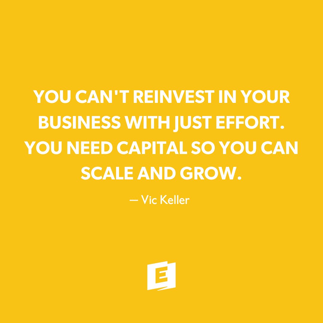 Don’t let debt destroy your profit margin. @vickeller spoke into what we already know: when you don’t have debt, you have freedom.