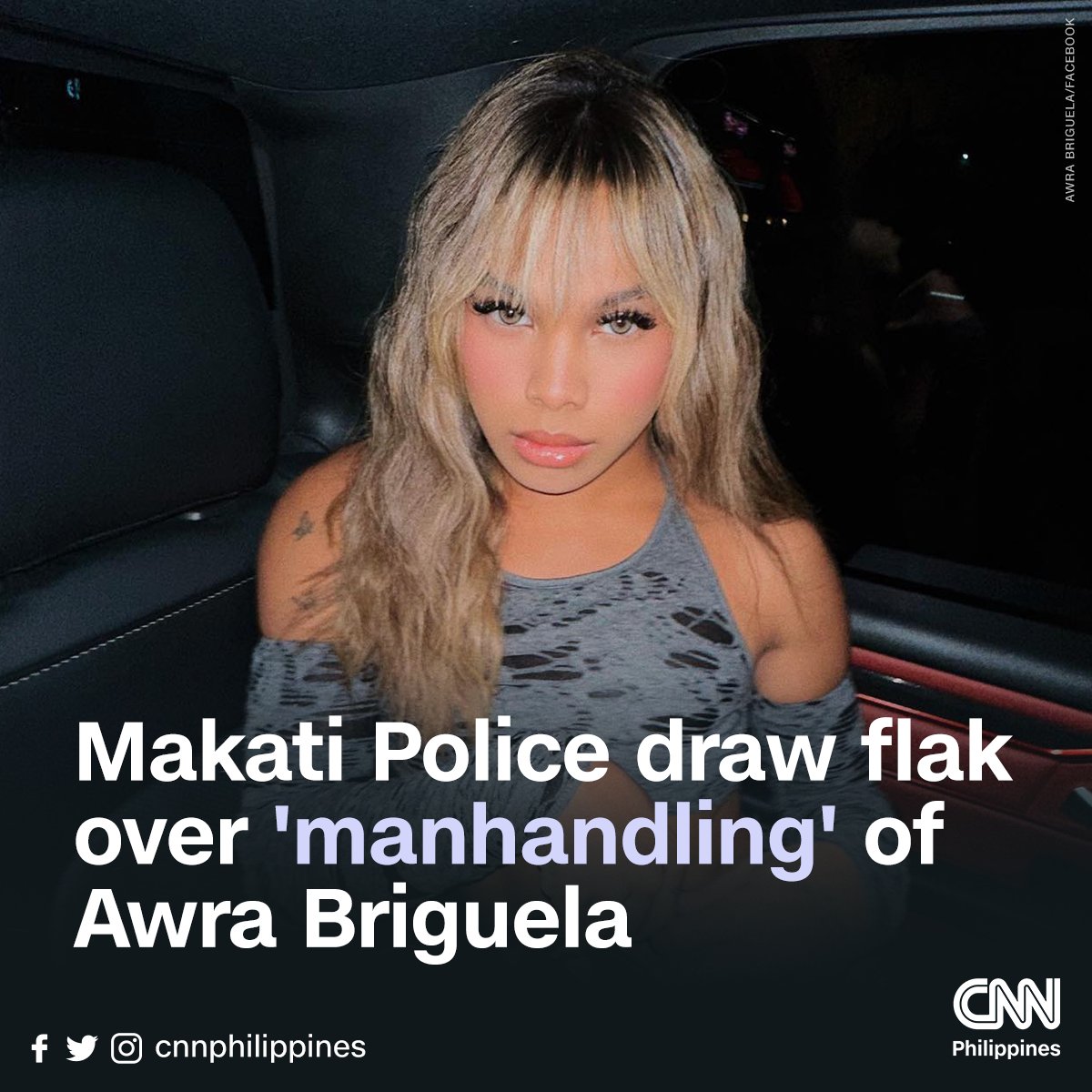 newswatchplusph's tweet photo. Advocates of the LGBTQIA+ community stood up for actress Awra Briguela after she was arrested and reportedly heavily manhandled by the Makati police following a scuffle outside a bar in Poblacion, Makati on Thursday.

Read more: https://t.co/ZDexAVPTXu https://t.co/RB9wddSKyi