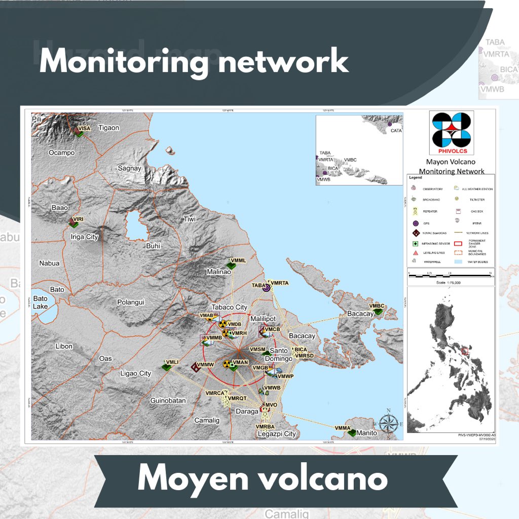 #AdoptaVolcano The alert level of Mayon volcano remains at 4 on the government's 5-point scale since 2014. The Philippine Institute of Volcanology and Seismology has published updated hazard maps to help understand the risks related to the eruption phivolcs.dost.gov.ph/index.php/volc…