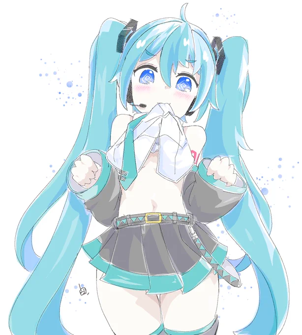 お腹  #初音ミク