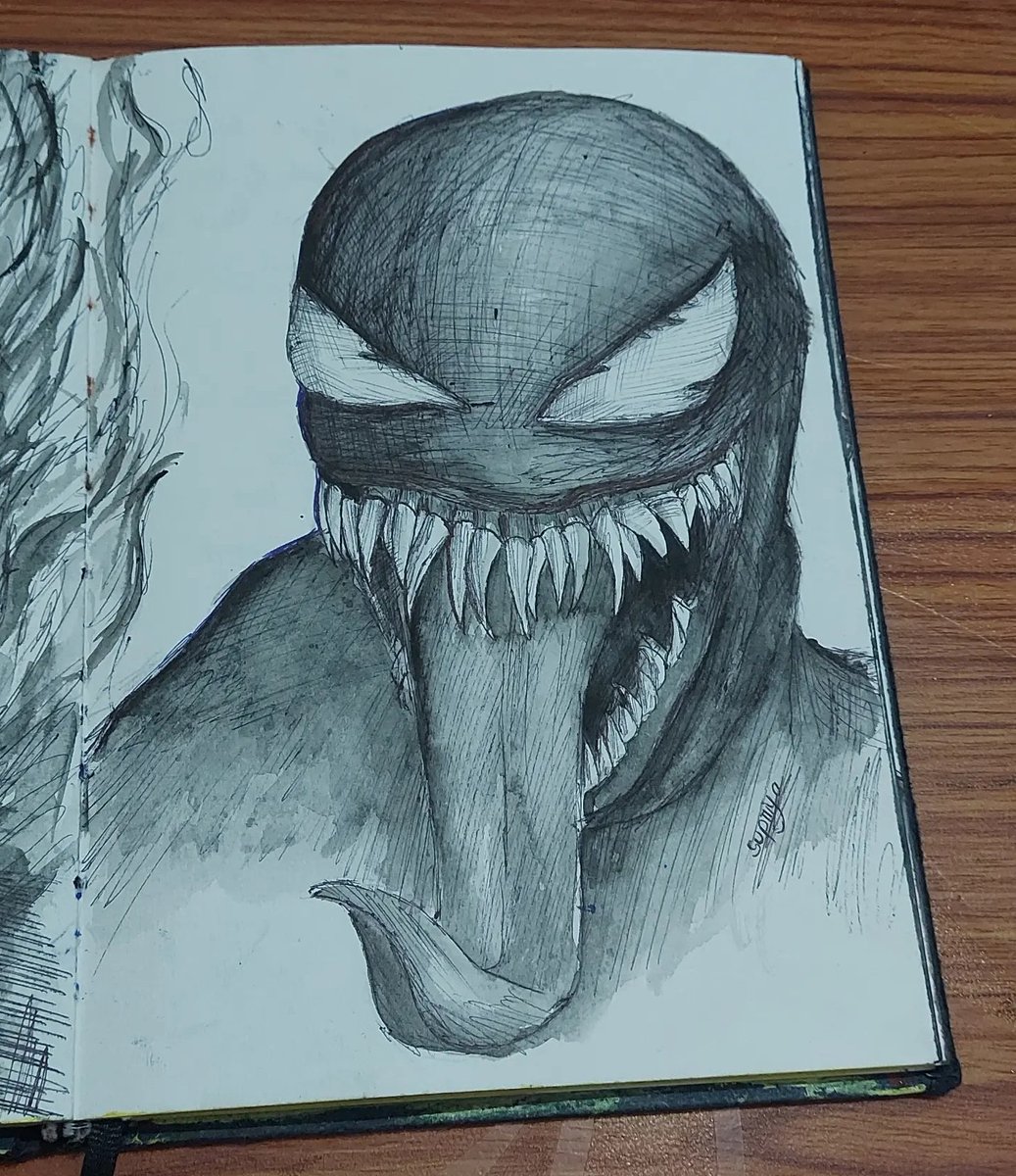 Supriyanth's tweet photo. Venom

#Venom #artwork #Marvel https://t.co/NgGEm9EWmH