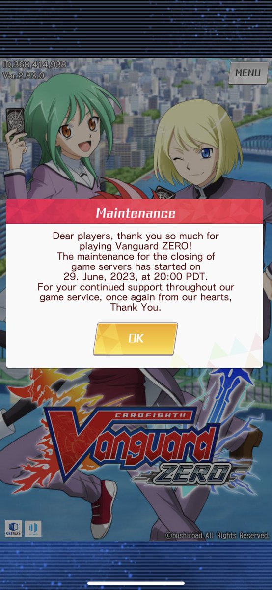 loxciel's tweet photo. #VanguardZero helped me reconnect with my favorite card game from my childhood and let me experience everything I’d missed out on. Thank you VGZ and everyone that I’d met and played with along the way o7 https://t.co/WwqBYFNuNk