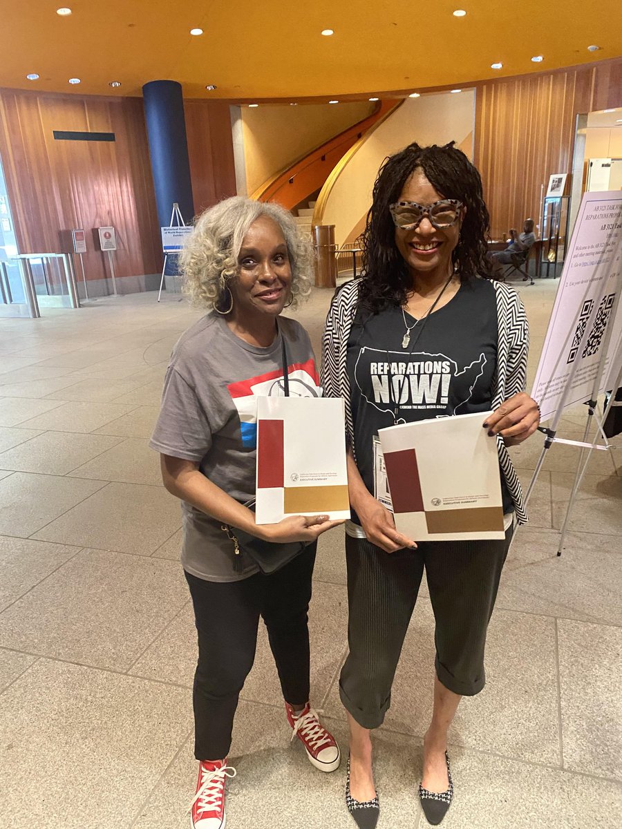 cjecofficial's tweet image. Members of our Coalition parnter orgs @cjecofficial have been to EVERY SINGLE ONE of the 16 California Reparations Task Force Public Hearings across the state since 2021!! Today was a full circle moment for many of us. #CaliforniaReparationsTaskForce #CaliforniaReparations
