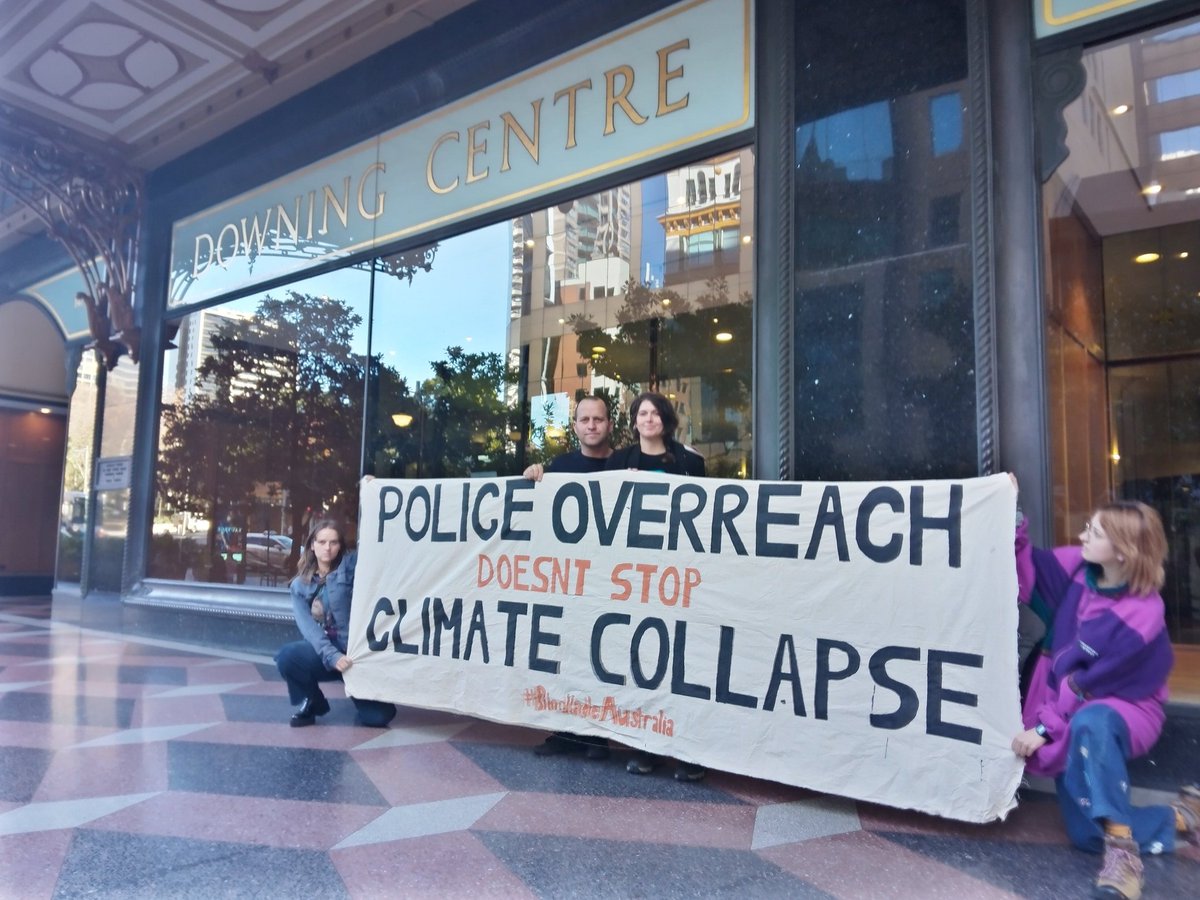 BlockadeAus's tweet image. UPDATE: Brad is out of court, and has received a 12 month Conditional Release Order, no fine and no conviction recorded. 

#PractiseProtest
#ProtectProtest
#ResistRepression
#BlockadeAustralia