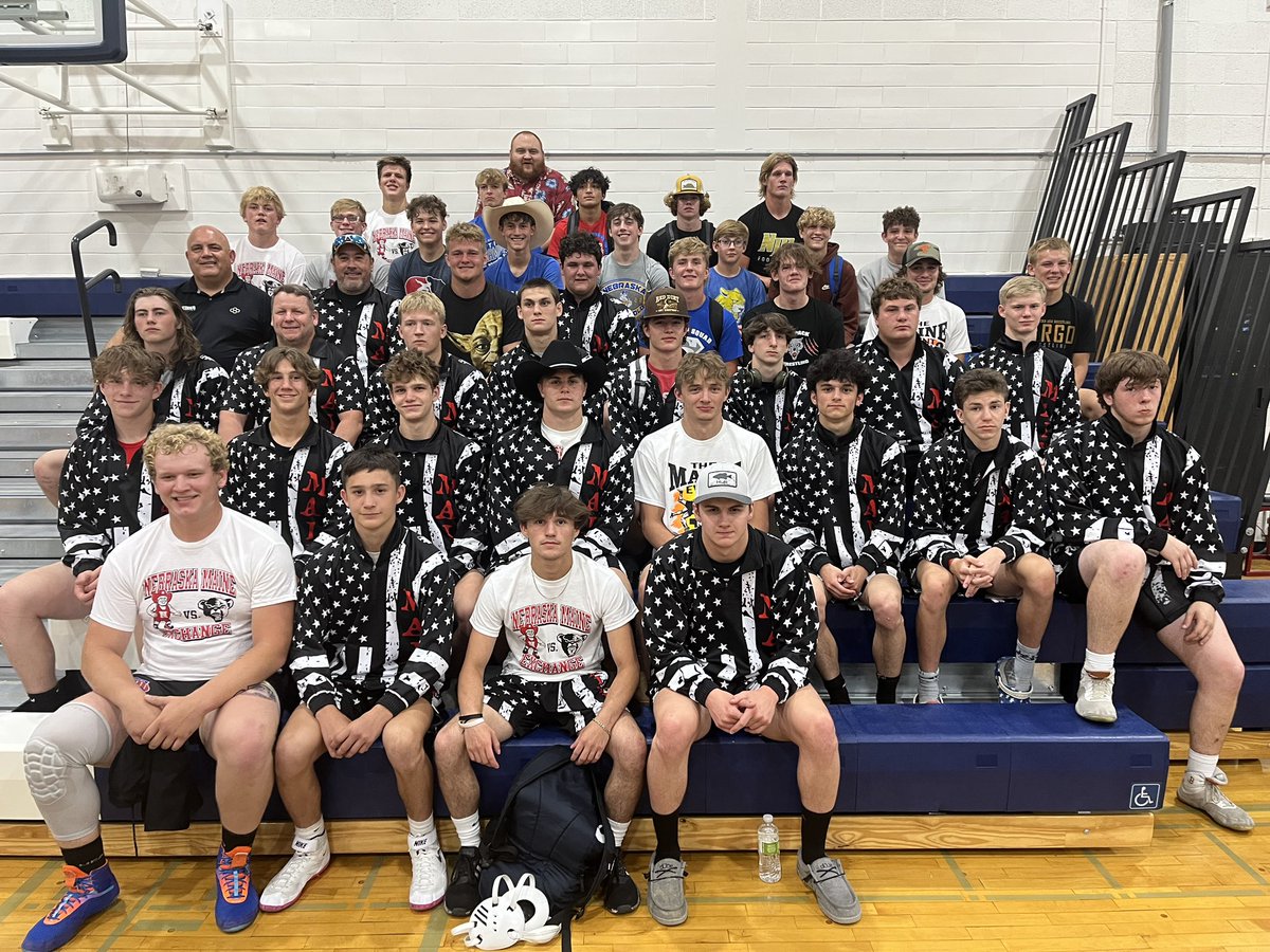 Team Maine and Team Nebraska in GI
What a great dual. 
Maine 54 Nebraska 45