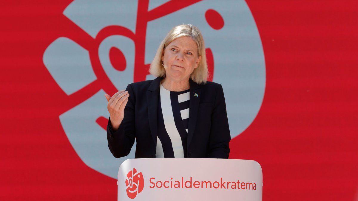 Socialdemokraterna Magdalena Anderssons tal  i Almedalen. Hon kallar regeringen för SD-regeringen trots att SD inte ingår😝Vår regering är alltså en SD-regering-utan SD?🤔🤔🤔🤔🤔🤔🤔🤔🤔