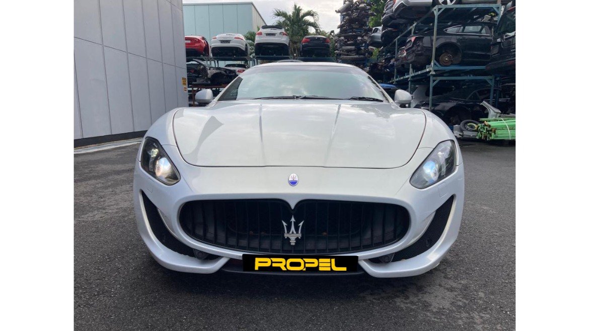 propelauto's tweet photo. Exotic Car arrived at PropelAuto @ EuroWorld #CarReveal
Maserati GranTursimo 4.7 Sport M145 2013'
Grabbers!! Call / Ping us & Grab Spares for your car now๐๐
#SG #ExoticCar #Maserati #Granturismo #M145 #PropelAuto #SportSeat #Headlamps #Facelift #Bodykit #SGWorkshop #GTSpares https://t.co/IXzUiz8DKH