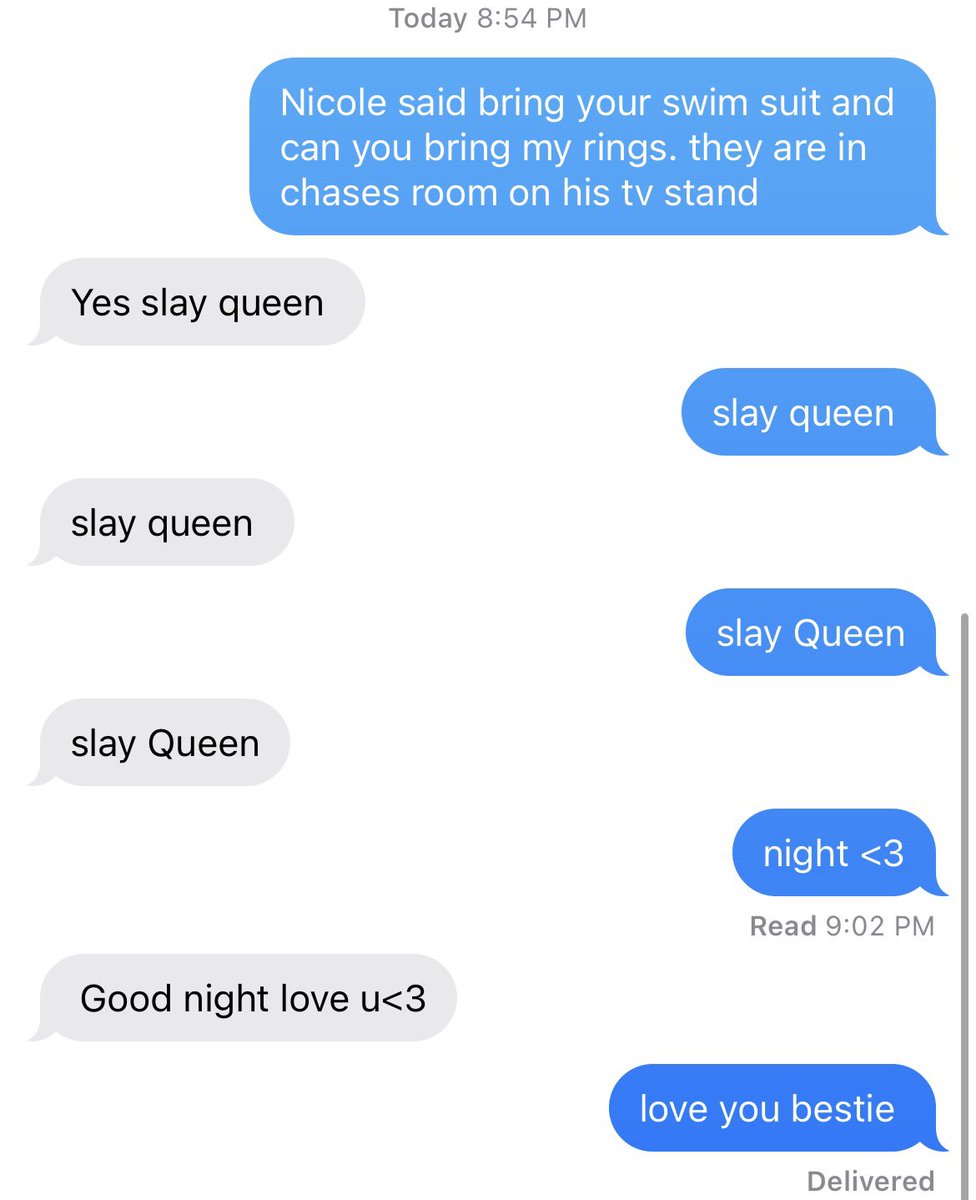 AngelNederhood's tweet photo. my 10yo sister got a phone and here are some of our texts https://t.co/WqkVM27iJN
