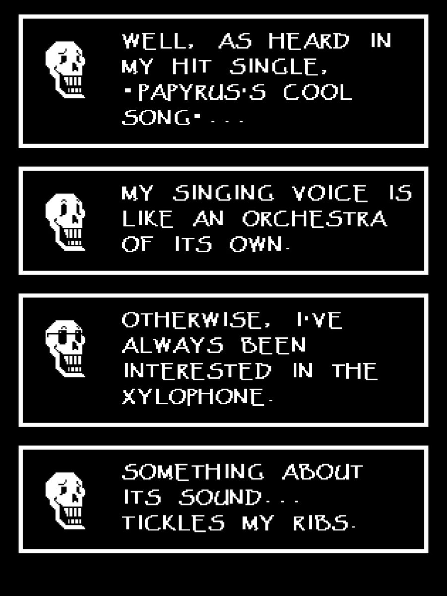 Papyrus Q\u0026A is absolutely insane because A. It confirms my instrumental  choices for \, image size:901x1200