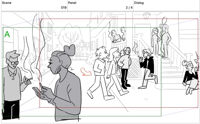 sooo dope to see my storyboards translated into live action for @thebear 😭 peep the party scenes in episode 5 for a look at 'em :')