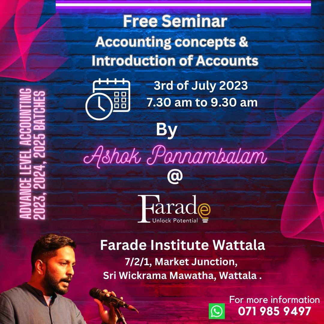 ShylieKanth's tweet image. #LK #advancelevel #Accounting #freeseminar #wattala #colombo #study