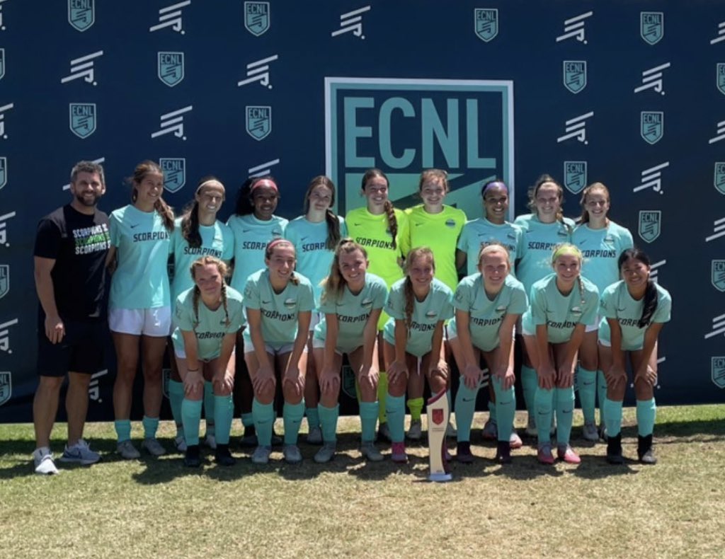 Great way to end the season! Showcase A National Champions!❤️⚽️