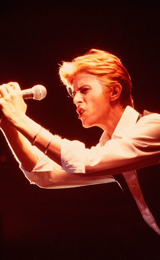 David Bowie, 1976. Photo by Andrew Kent