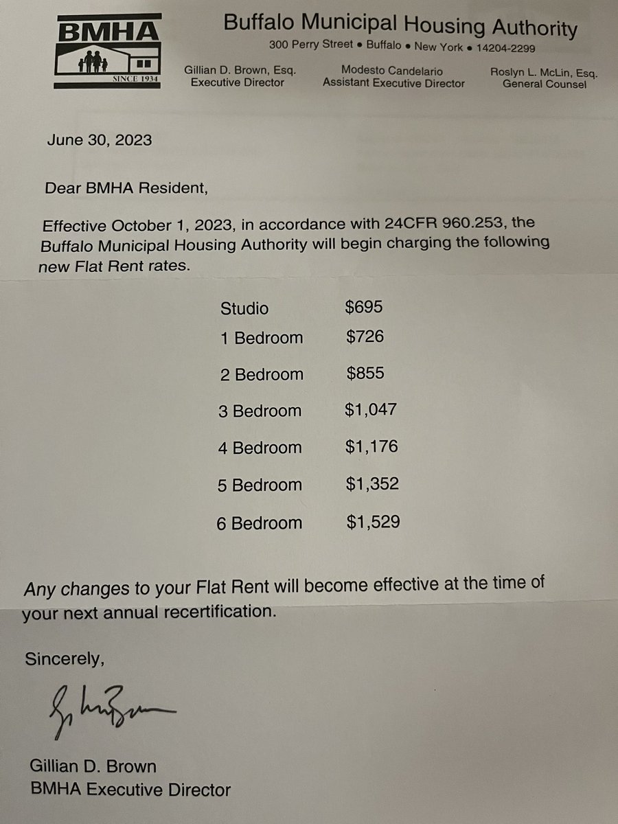 Royal_Bigness's tweet photo. How is this low income housing anymore? We were told that our rent was 30% of income. Now there will be people forced to move from low income housing. @WKBW @wivb1bflo @SPECNews1BUF @WGRZ https://t.co/204VMlISmY