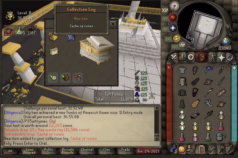 finley_rs's tweet image. 600-er #collectionlog #osrs