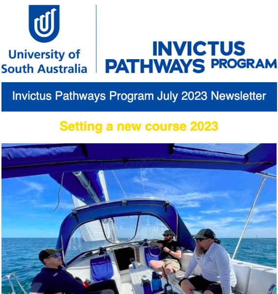 UniSA Invictus Pathways Program July 2023 Newsletter