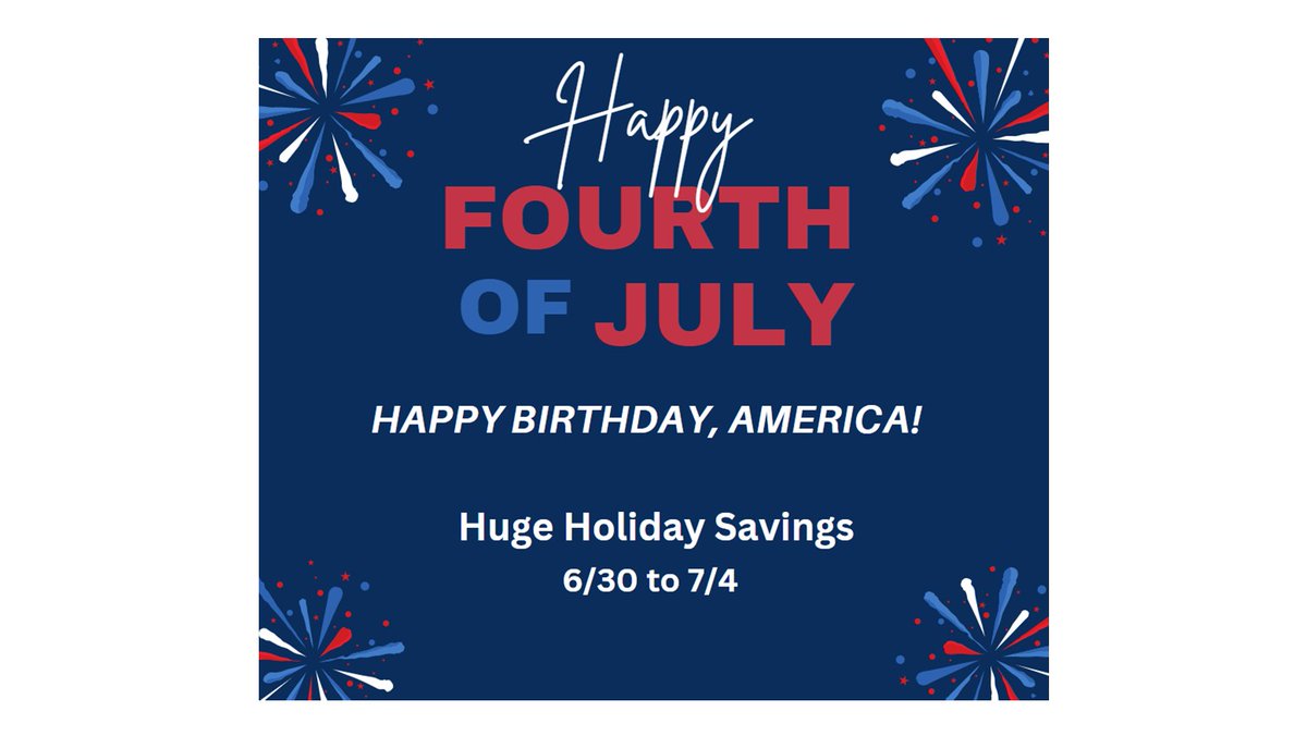 Happy Birthday, America! Huge Holiday Savings - mailchi.mp/pacificpoolsup…  #poolstore  #poolstorenearme  #poolsupply  #poolsupplies  #poolsupplynearme #dolphinpoolcleaner