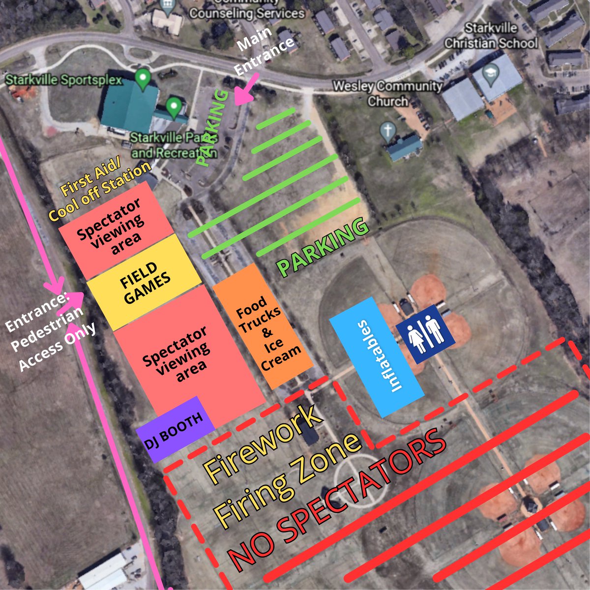 🇺🇸🇺🇸  THE FOURTH is right around the corner! Come C~E~L~E~B~R~A~T~E with us!🇺🇸🇺🇸 

We will have a FREE POOL DAY at Moncrief from 10AM-4PM leading into our 4th of July CELEBRATION at the Starkville Sportsplex which will begin at 4 PM! Fireworks expected between 9 and 9:30 PM.