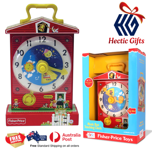 HecticGifts's tweet photo. First Introduced to the world back in 1968 the Fisher-Price Teaching Clock is yesterday’s Retro Classic for the kids of today!

https://t.co/RmU4o73gya
 
#New #HecticGifts #FisherPrice #RetroSeries #MusicBox #TeachingClock #Clock #time #Design1968 #Nostalgic #FreeShipping https://t.co/lFZSgibE3a