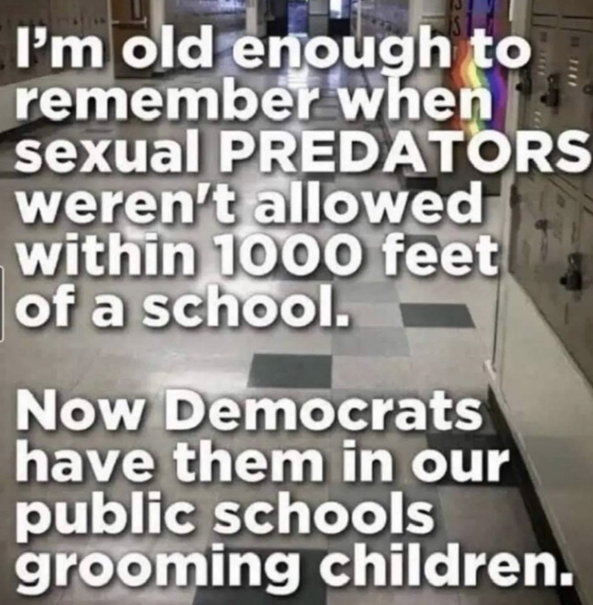 I firmly believe the Democratic Party is determined to make pedophilia legal to accommodate their rich liberal donors !!
