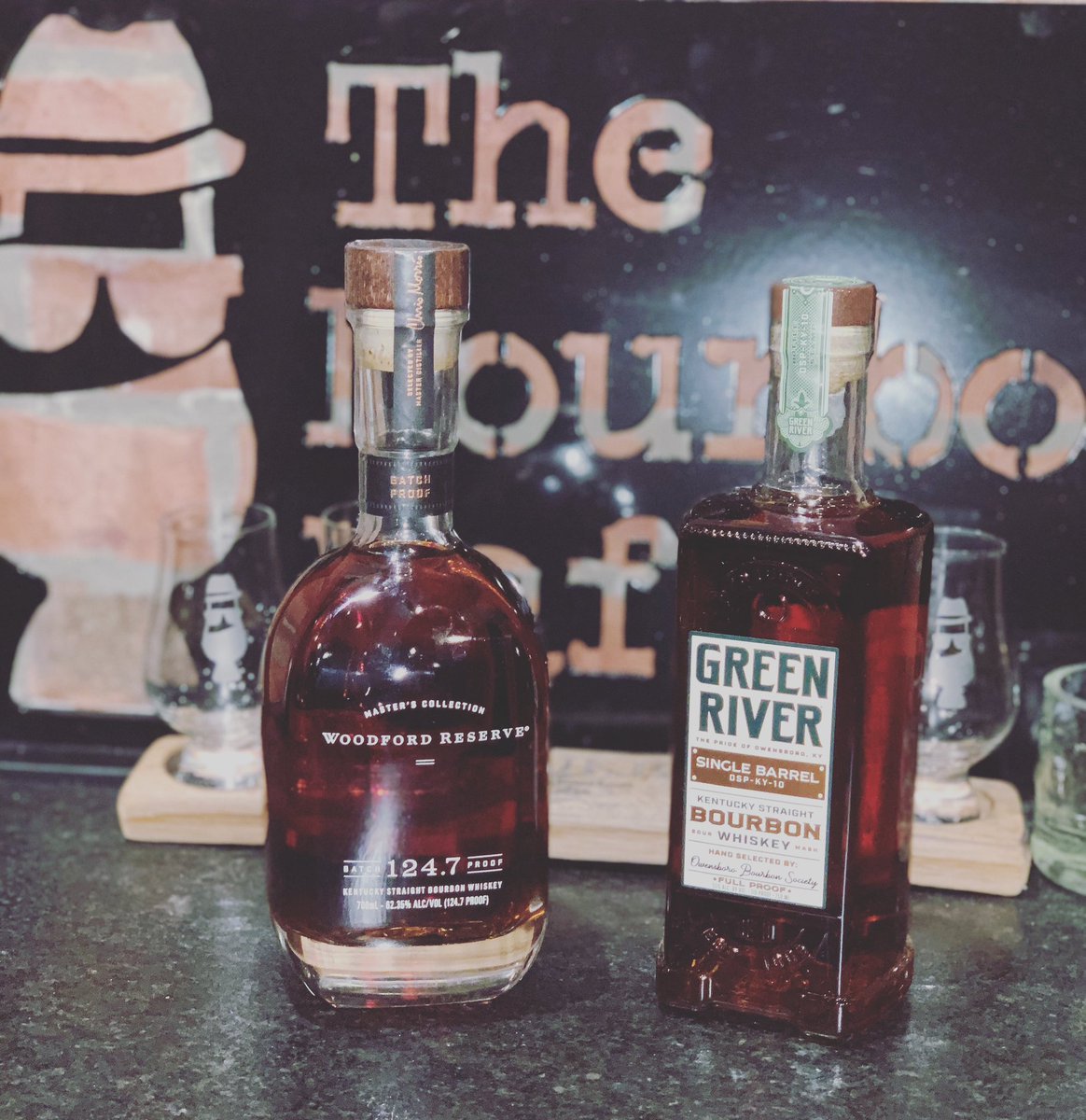 Looking forward to trying these two new ones from <a href="/WoodfordReserve/">Woodford Reserve</a> and <a href="/greenriver1885/">Green River Distilling Co.</a>  #masterscollection #Singlebarrel