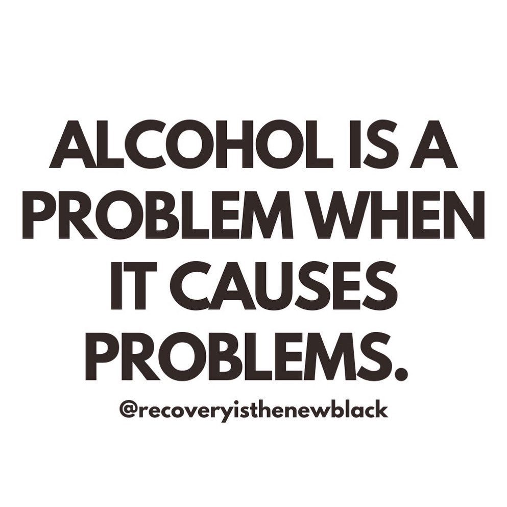 One of the quickest ways to determine if you have an unhealthy relationship with alcohol is to remember this phrase. 

Alcohol is a problem when it causes problems. #dryjuly #quitdrinking #sobermovement #alcoholfree