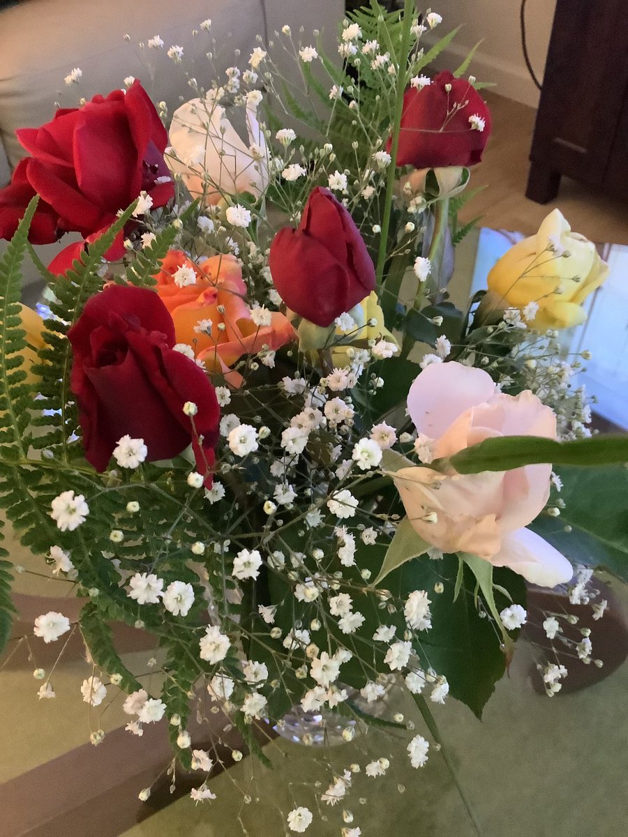 From my garden today. . . Taking time to smell the roses.  It’s important to experience joy when you can 🙏