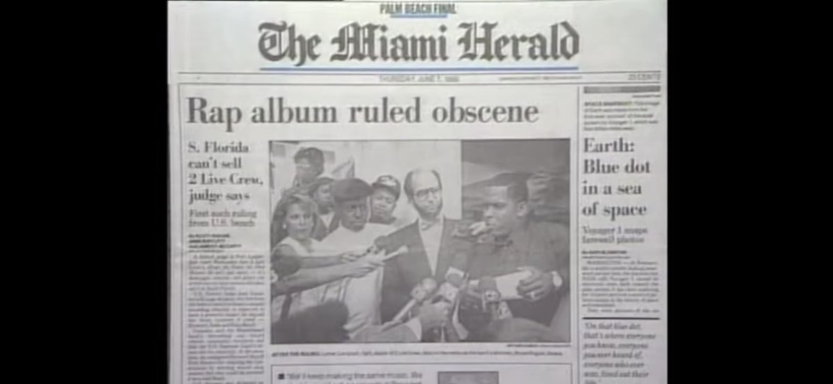 CruelSpark's tweet image. I was 13 years old when @unclelukereal1 and #2Live Crew fought back in Miami/Broward. We’ve had decades of musicians and comedians warning of the mass corruption of the government. @deesnider @TwistedSisterNY @rogerwaters @pinkfloyd #1A-#2A