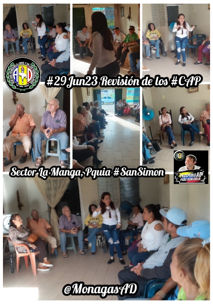 sandraalfaro's tweet photo. #29Jun23 #SandraAlfaro Revisando los #CAP y los #1x10 en el sector La Manga, Mpio #Maturín, con organización, estructura y mística de trabajo lograremos llevar a nuestro compañero @prospericarlos a ganar la #Primaria y luego las presidenciales.
#DemosElPrimerPaso
@ADemocratica https://t.co/fLnG5utM6B